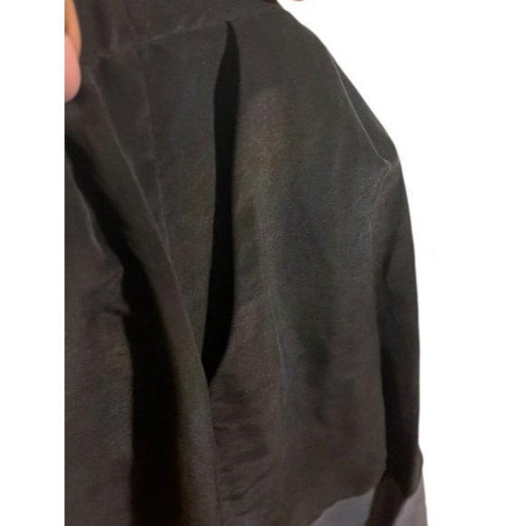 📚Madewell • Premier Gray Black Colorblock Silk Skirt B0446 - Size Small - Picture 7 of 7